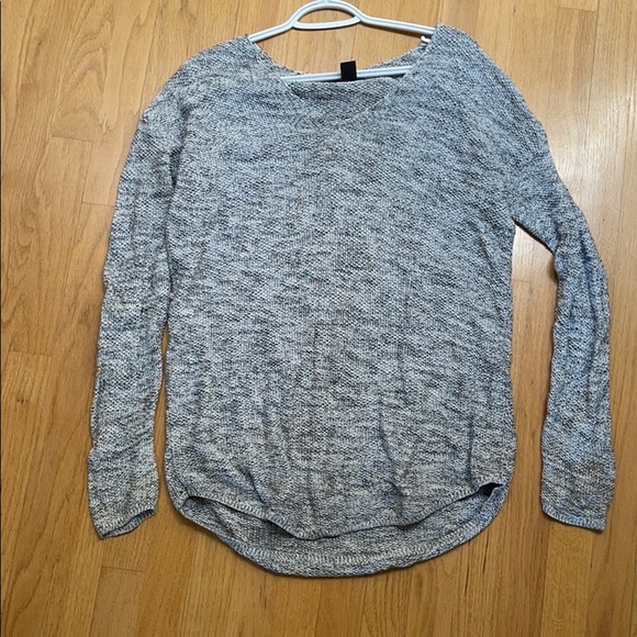 H&M - sweater Heathered grey, knit. - Picture 1 of 3